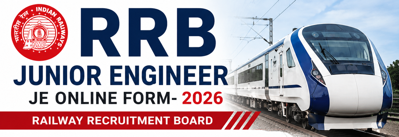 RRB Junior Engineer JE Online Form- 2026